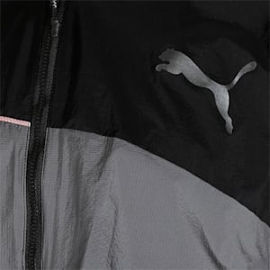 Run Ultra Women's Running Relaxed Jacket, Puma Black-CASTLEROCK