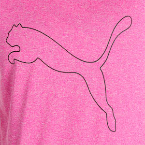 Performance Heather Cat Women's Training  T-shirt, Deep Orchid Heather