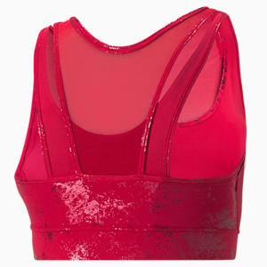 トレーニング FASHION LUXE ELLAVA ブラトップ ミディアムサポート ウィメンズ, Persian Red-Matte foil print, extralarge-JPN