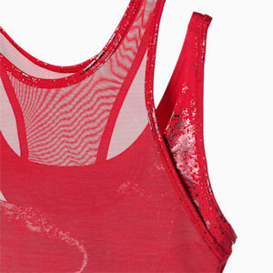 トレーニング FASHION LUXE ELLAVA ブラトップ ミディアムサポート ウィメンズ, Persian Red-Matte foil print, extralarge-JPN