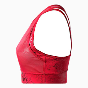 トレーニング FASHION LUXE ELLAVA ブラトップ 中サポート ウィメンズ, Persian Red-Matte foil print