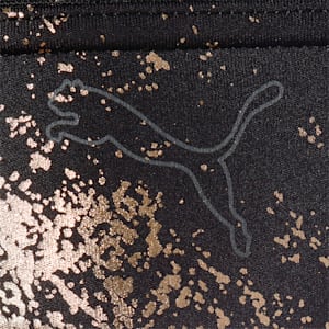トレーニング FASHION LUXE ELLAVA ブラトップ 中サポート ウィメンズ, Puma Black-Puma Team Gold-Matte foil print