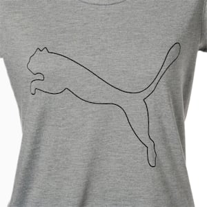 トレーニング パフォーマンス ヘザーキャット Tシャツ ウィメンズ, Medium Gray Heather