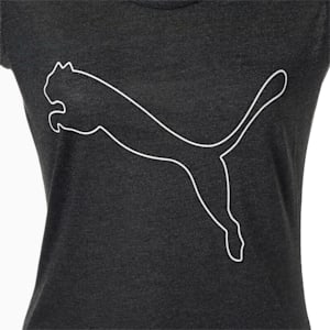 トレーニング パフォーマンス ヘザーキャット Tシャツ ウィメンズ, Dark Gray Heather