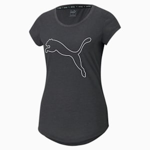 トレーニング パフォーマンス ヘザーキャット Tシャツ ウィメンズ, Dark Gray Heather