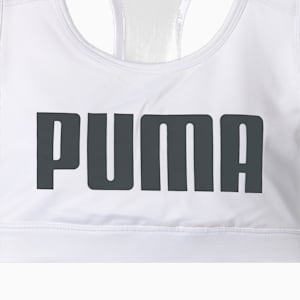 ウィメンズ トレーニング 4キープ グラフィック ブラトップ 中サポート, Puma White-BLACK PUMA