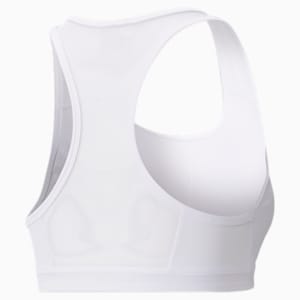 ウィメンズ トレーニング 4キープ グラフィック ブラトップ 中サポート, Puma White-small black cat