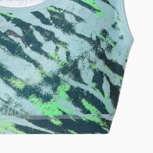 ウィメンズ トレーニング 4キープ グラフィック ブラトップ 中サポート, Nitro Blue-Multi print