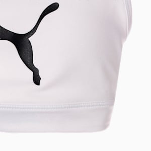 ウィメンズ トレーニング 4キープ グラフィック ブラトップ 中サポート, Puma White-Black Cat