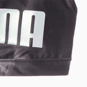 ウィメンズ トレーニング 4キープ グラフィック ブラトップ 中サポート, Puma Black-Brush stroke -PUMA print