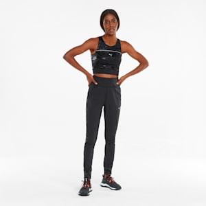 RUN Knitted Regular Fit Women's Joggers, Puma Black, extralarge-IND