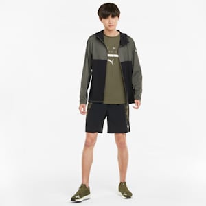 RUN COOLADAPT Men's Hooded Jacket, Grape Leaf-Puma Black