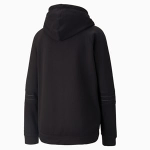 Moto Relaxed Fit Women's Hoodie, Puma Black, extralarge-IND