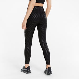 Forever Luxe Graphic Women's Slim Tights, Puma Black-Zebra print