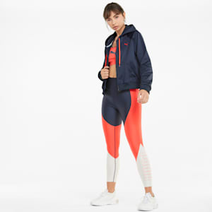 POWER Fleece Full-Zip Relaxed Fit Women's Regular Fit Training Sweat Shirt, Spellbound, extralarge-IND