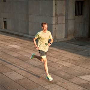 Graphic 2-In-1 5” Men’s Running Shorts, Dark Slate-Fizzy Light
