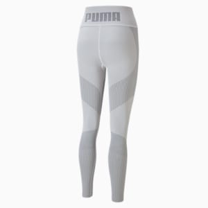 Seamless High Waist 7/8 Women's Training Leggings, Nimbus Cloud-Asphalt