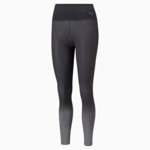 STUDIO Ombre High Waist Full-Length Women's Training Leggings, Puma Black-Asphalt-ombre print
