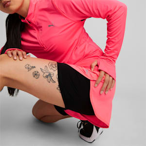 2-in-1 Run Women's Performance Shorts, Sunset Glow-Puma Black