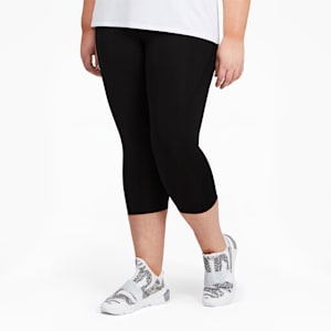 Favorite Women's High Waist 3/4 Training Leggings PL, Puma Black