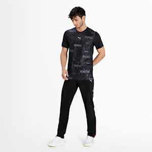 PUMA x one8 Printed Men's Slim Fit T-Shirt, Puma Black, extralarge-IND