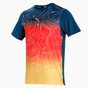 PUMA x one8 Printed Men's Slim Fit T-Shirt, Intense Blue, extralarge-IND