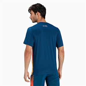 PUMA x one8 Printed Men's Slim Fit T-Shirt, Intense Blue, extralarge-IND