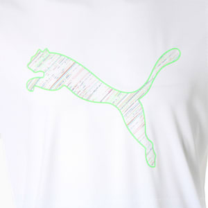 ランニング ロゴ ショートスリーブ Tシャツ, Puma White-multi col CAT