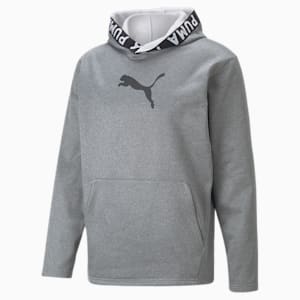 メンズ トレーニング パワーフリース フーディー, Medium Gray Heather