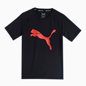 PUMA x one8 Boy's Active Slim Fit T-Shirt, Puma Black, extralarge-IND