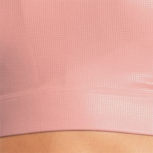 Sujetador deportivo estampado de medio impacto para mujer, Rosette-iridescent print