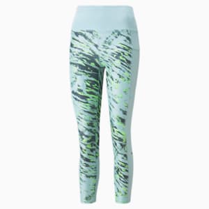 Leggings para correr 7/8 de tiro alto con gráfico 5K para mujer, Nitro Blue