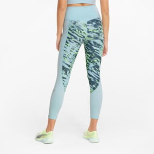 5K Graphic High Waist 7/8 Women's Running Leggings, Nitro Blue