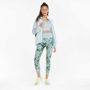 Leggings para correr 7/8 de tiro alto con gráfico 5K para mujer, Nitro Blue