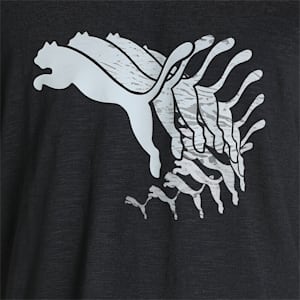 Logo Short Sleeve Men's Running  T-shirt, Puma Black