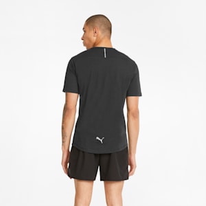 Logo Short Sleeve Men's Running  T-shirt, Puma Black