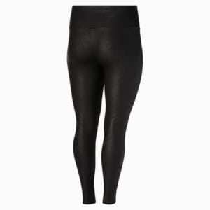 Moto High Waist 7/8 Women's Tights PL, Puma Black-Gold, extralarge