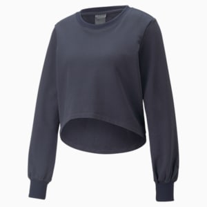 Exhale Relaxed Women's Training Pullover, Parisian Night