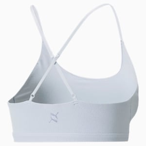 Exhale Ribbed Women's Training Bra, Arctic Ice