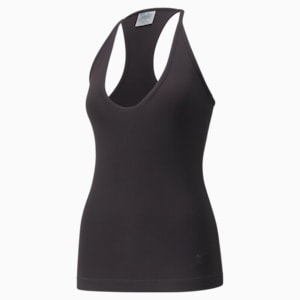 Exhale Ribbed Women's Training Tank Top, Puma Black