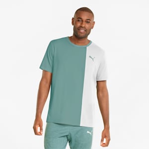 CLOUDSPUN Short Sleeve Men's Training Tee, Mineral Blue-Puma White