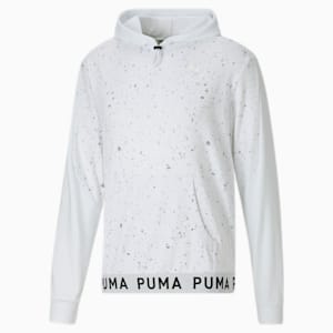 Printed Men's Training Hoodie, Puma White, extralarge