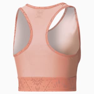 Studio Printed Cropped Women's Training Tank Top, Rosette