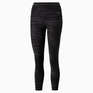 Studio Printed High-Waisted Women's Training Leggings, Puma Black