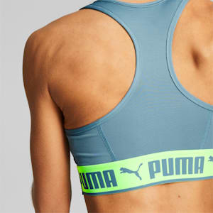 Buy Puma Mid Impact Strong Women Blue Sports Bra Online