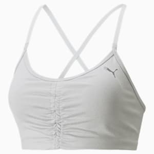 Studio Low Impact Women's Training Bra, Light Gray Heather, extralarge-IND