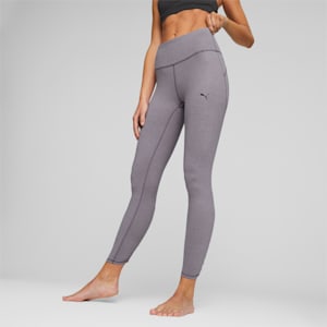 Studio Foundation Women's 7/8 Tights, Purple Charcoal Heather, extralarge-IND