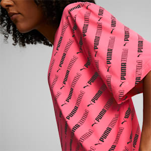 Favourite Printed Crop Short Sleeve Women's Training  T-shirt, Sunset Pink