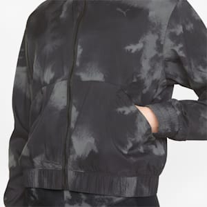 Printed Woven Women's Training Jacket, Puma Black-Q1