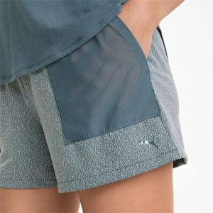 Concept Knitted Mesh Women's Training Shorts, Dark Slate